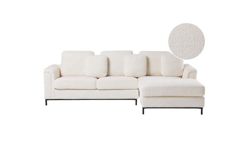 Hörnsoffa Beliani Oslo Högervänd Right-faced - Huonekalut - Sohva - Divaanisohva