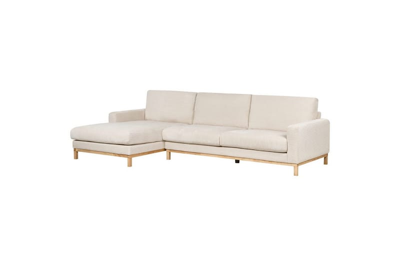 Hörnsoffa Beliani Siggard Beige, ljust trä Beige||Light colored wood VALUE_MISSING_1 - Huonekalut - Sohva - Sohvaryhmä