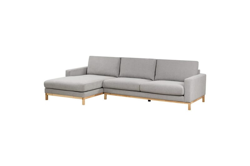 Hörnsoffa Beliani Siggard Beige, ljust trä Graphite grey||Light colored wood VALUE_MISSING_4 - Huonekalut - Sohva - Sohvaryhmä
