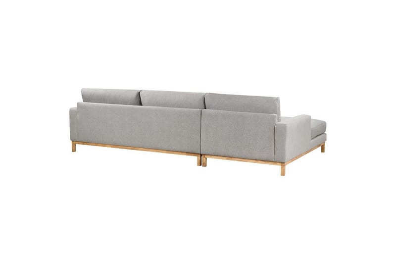 Hörnsoffa Beliani Siggard Beige, ljust trä Graphite grey||Light colored wood VALUE_MISSING_4 - Huonekalut - Sohva - Sohvaryhmä