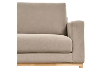 Hörnsoffa Beliani Siggard Beige, ljust trä Taupe||Light colored wood VALUE_MISSING_2 - Huonekalut - Sohva - Sohvaryhmä