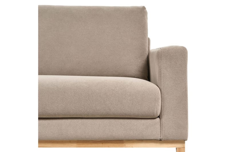 Hörnsoffa Beliani Siggard Beige, ljust trä Taupe||Light colored wood VALUE_MISSING_2 - Huonekalut - Sohva - Sohvaryhmä