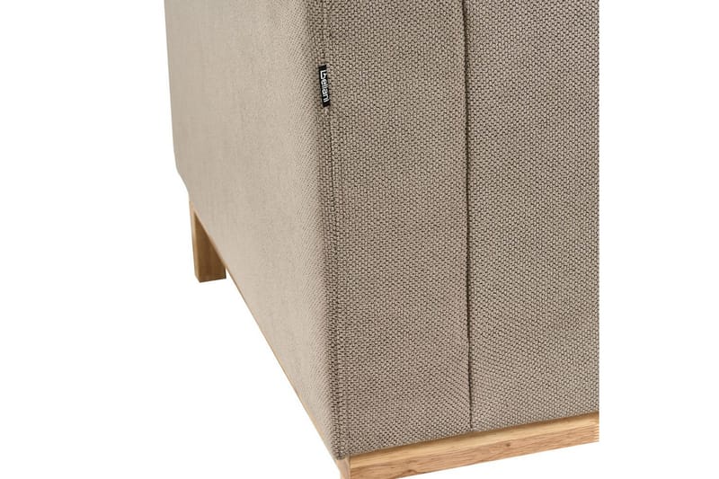 Hörnsoffa Beliani Siggard Beige, ljust trä Taupe||Light colored wood VALUE_MISSING_2 - Huonekalut - Sohva - Sohvaryhmä