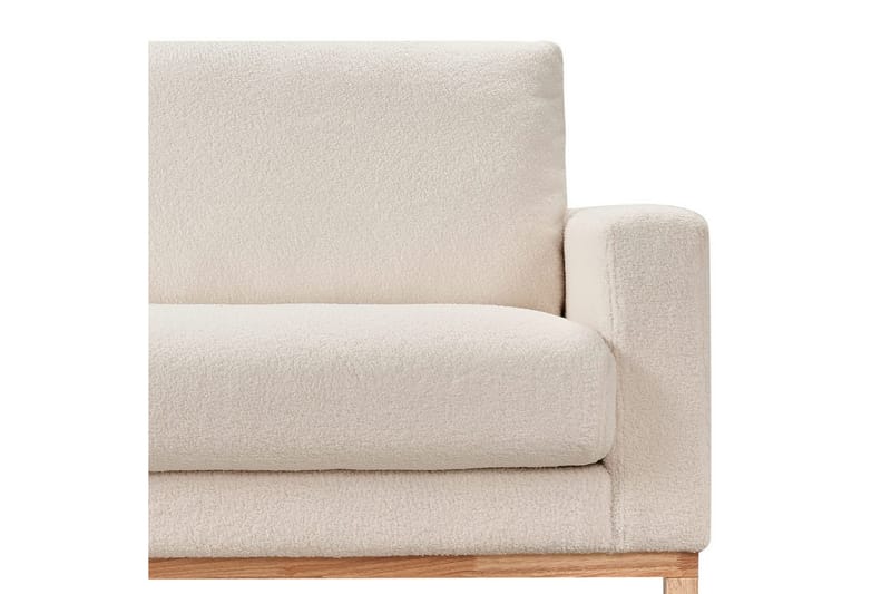 Hörnsoffa Beliani Siggard Beige, ljust trä White||Light colored wood VALUE_MISSING_3 - Huonekalut - Sohva - Sohvaryhmä