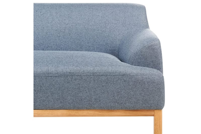 Hörnsoffa Beliani Sosjo Beige, ljust trä, Högervänd blue||Light colored wood Left-faced - Huonekalut - Sohva - Divaanisohva