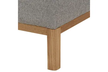 Hörnsoffa Beliani Sosjo Beige, ljust trä, Högervänd Grey||Light colored wood Left-faced - Huonekalut - Sohva - Divaanisohva