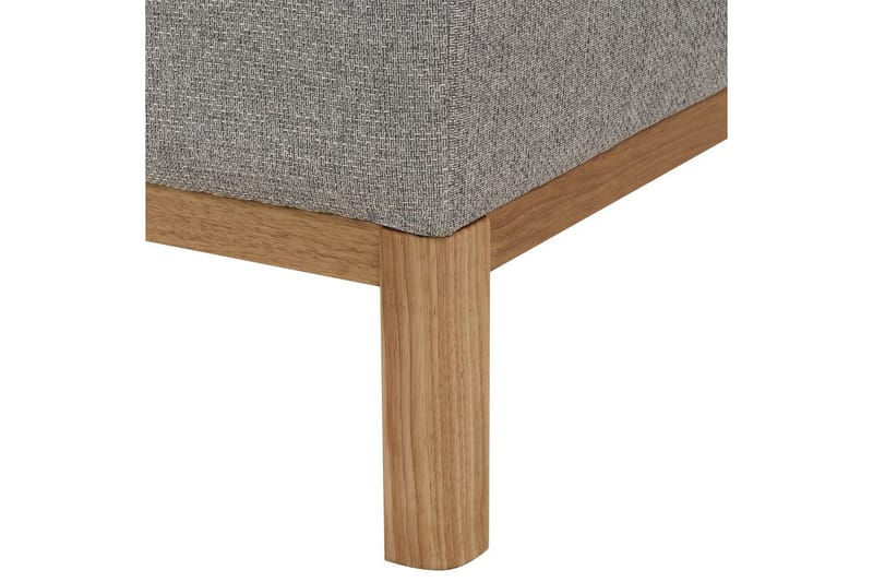 Hörnsoffa Beliani Sosjo Beige, ljust trä, Högervänd Grey||Light colored wood Left-faced - Huonekalut - Sohva - Divaanisohva