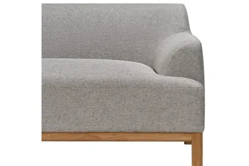 Hörnsoffa Beliani Sosjo Beige, ljust trä, Högervänd Grey||Light colored wood Left-faced - Huonekalut - Sohva - Divaanisohva