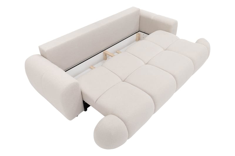 Handu 3-Istuttava Vuodesohva - Beige - Huonekalut - Sohva - Vuodesohva - 3 istuttava vuodesohva