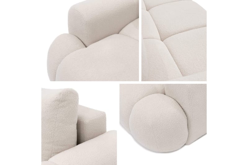 Handu 3-Istuttava Vuodesohva - Harmaa/Beige - Huonekalut - Sohva - Vuodesohva - 3 istuttava vuodesohva