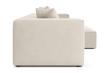 Havana matala 3-istuttava sohva, jossa on puolta vaihdettava divaaniosa - Beige - Huonekalut - Sohva - Divaanisohva - 3 istuttava sohva divaanilla