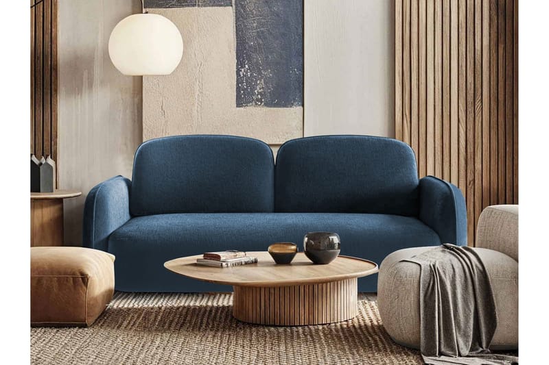 Hemanti 2-Istuttava Vuodesohva - Sininen - Huonekalut - Sohva - Vuodesohva
