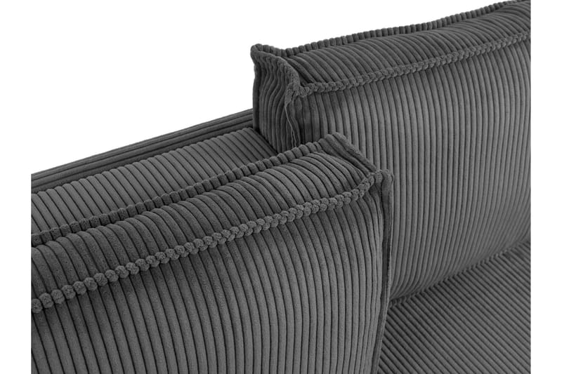 Hobson Vuodesohva 3-istuttava Plyysi - Valkoinen - Huonekalut - Sohva - Vuodesohva - 3 istuttava vuodesohva