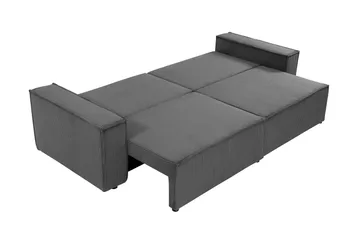 Hobson Vuodesohva 3-istuttava Plyysi - Beige - Huonekalut - Sohva - Vuodesohva - 3 istuttava vuodesohva