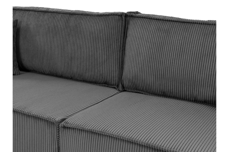 Hobson Vuodesohva 3-istuttava Plyysi - Valkoinen - Huonekalut - Sohva - Vuodesohva - 3 istuttava vuodesohva