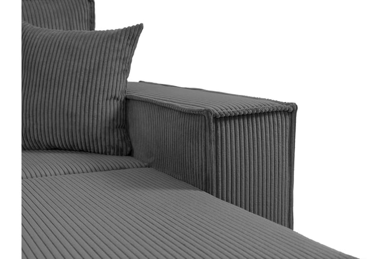 Hobson Vuodesohva 3-istuttava Plyysi - Ruskea - Huonekalut - Sohva - Vuodesohva - 3 istuttava vuodesohva