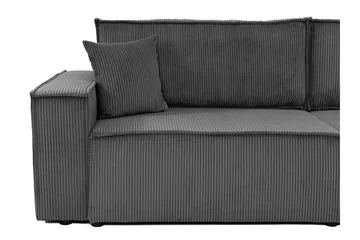 Hobson Vuodesohva 3-istuttava Plyysi - Beige - Huonekalut - Sohva - Vuodesohva - 3 istuttava vuodesohva
