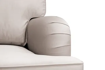 Howard Classic 3-istuttava samettisohva - Beige - Huonekalut - Sohva - 3:n istuttava sohva