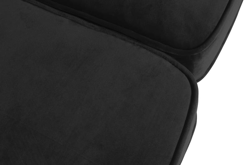 Chesterfield Lyx 3-istuttava Samettisohva – Syvä sohva - Musta - Huonekalut - Sohva - Howard-sohvat