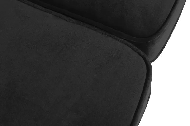 Chesterfield Lyx 3-istuttava samettisohva – Syvä sohva - Musta - Huonekalut - Sohva - Howard-sohvat