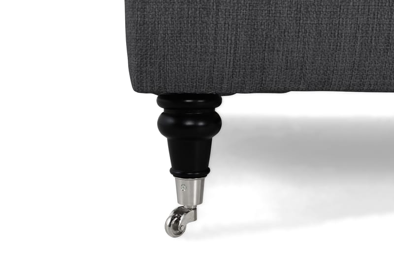 Howard Classic 2-istuttava Kaareva Kangassohva - Tummanharmaa - Huonekalut - Sohva - Howard-sohvat