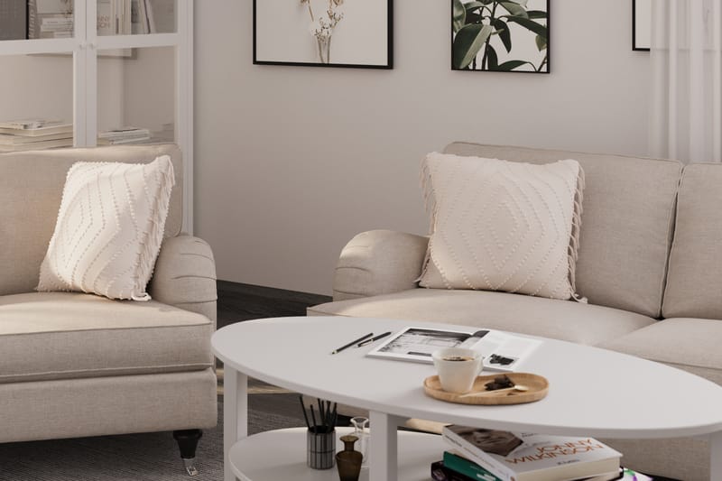 Howard Classic 2-istuttava Kangassohva - Beige - Huonekalut - Sohva - Howard-sohvat