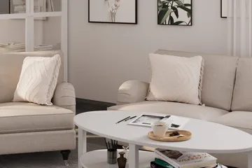 Howard Classic 2-istuttava Kangassohva - Beige - Huonekalut - Sohva - Howard-sohvat