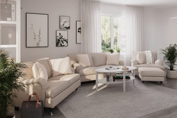 Howard Classic 2-istuttava Kangassohva - Beige - Huonekalut - Sohva - Howard-sohvat
