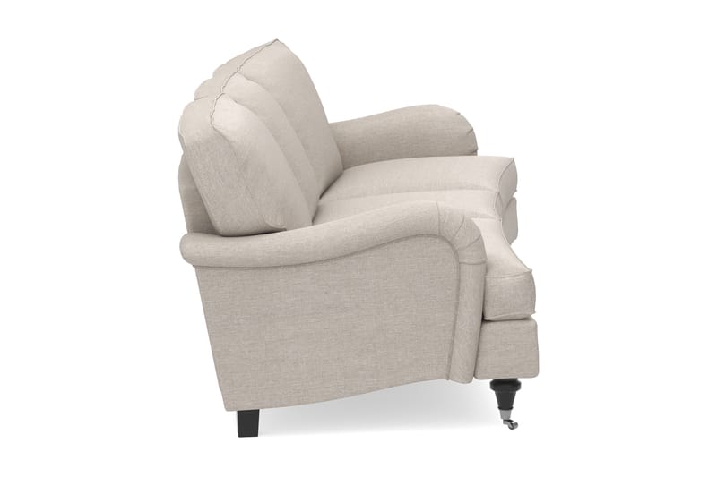 Howard Classic 3-istuttava Kaareva Kangassohva - Beige - Huonekalut - Sohva - Howard-sohvat