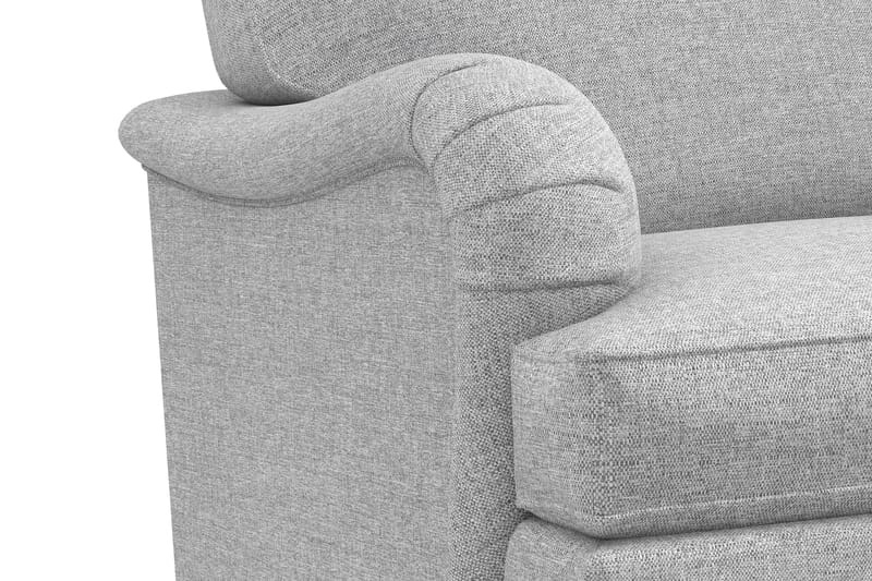 Howard Classic 3-istuttava Kaareva Kangassohva - Harmaa - Huonekalut - Sohva - Howard-sohvat