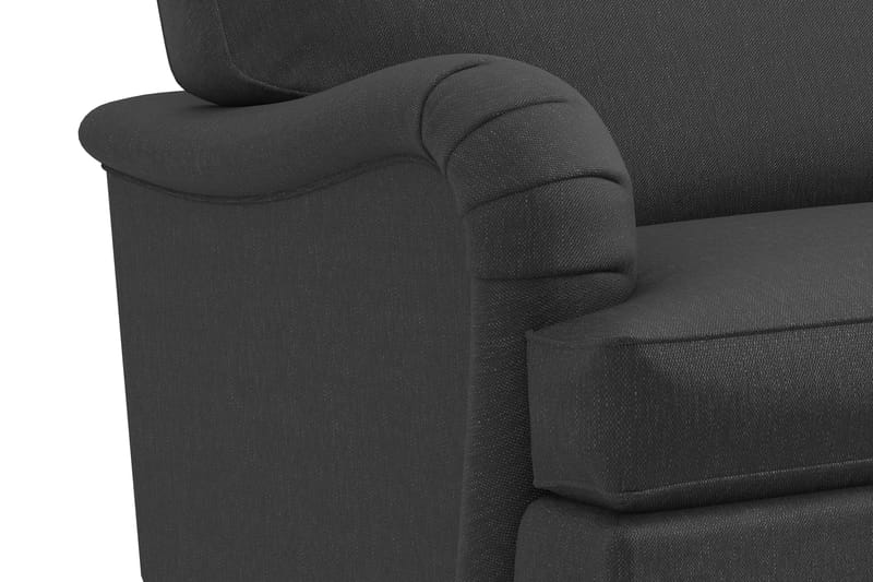 Howard Classic 3-istuttava Kaareva Kangassohva - Tummanharmaa - Huonekalut - Sohva - Howard-sohvat