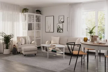 Howard Classic 3-istuttava Kangassohva - Beige - Huonekalut - Sohva - Howard-sohvat