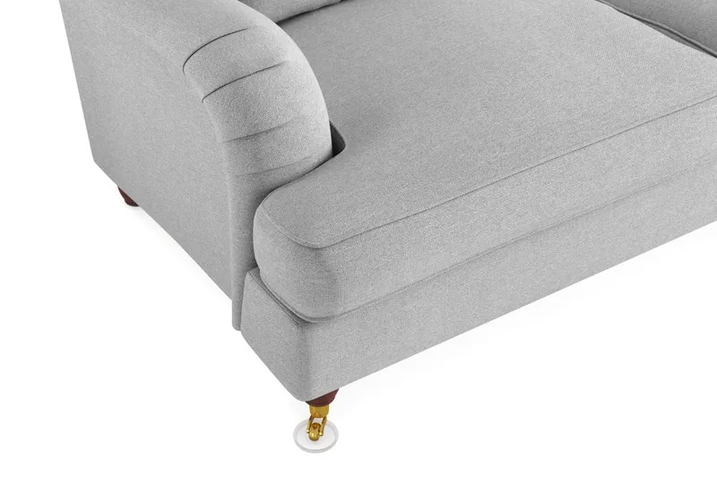 Howard Lyx 2-istuttava Kangassohva - Vaaleanharmaa - Huonekalut - Sohva - Howard-sohvat