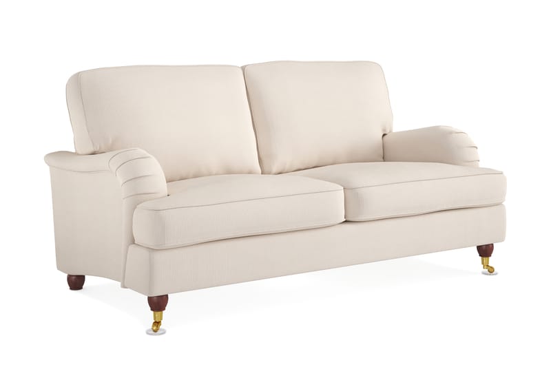 Howard Lyx 2-istuttava Manchestersohva - Beige - Huonekalut - Sohva - Howard-sohvat
