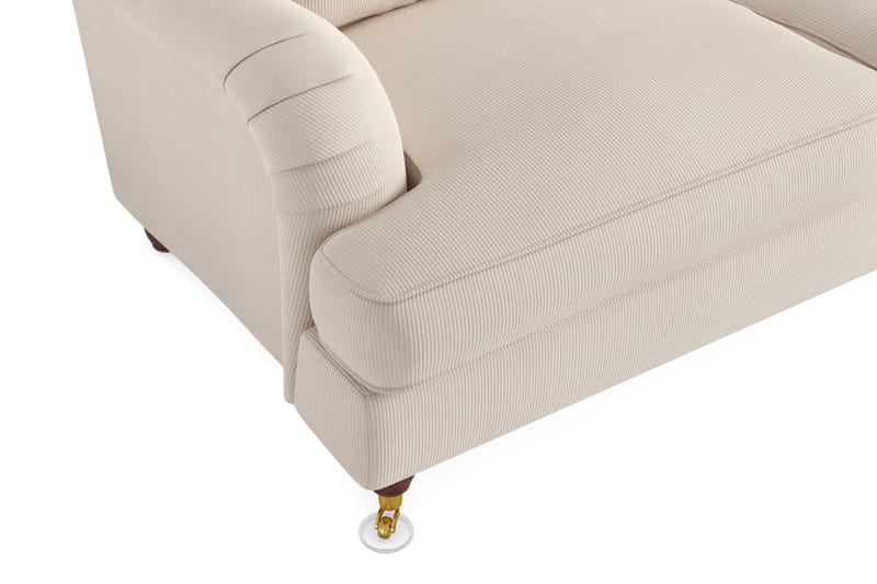 Howard Lyx 2-istuttava Manchestersohva - Beige - Huonekalut - Sohva - Howard-sohvat