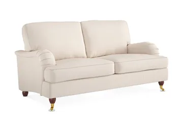 Howard Lyx 2-istuttava Manchestersohva - Beige - Huonekalut - Sohva - Howard-sohvat