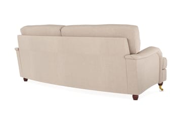 Howard Lyx 3-istuttava Kaareva Kangassohva - Beige - Huonekalut - Sohva - Howard-sohvat