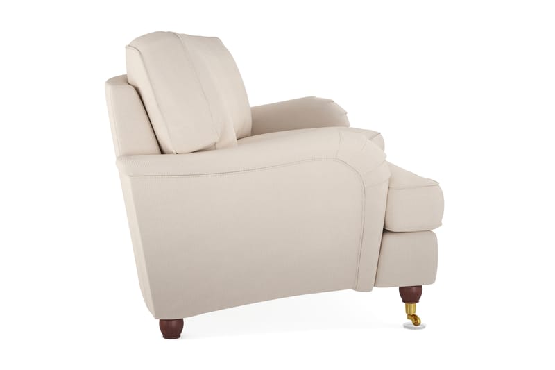 Howard Lyx 3-istuttava Kaareva Manchestersohva - Beige - Huonekalut - Sohva - Howard-sohvat