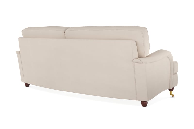 Howard Lyx 3-istuttava Kaareva Manchestersohva - Beige - Huonekalut - Sohva - Howard-sohvat