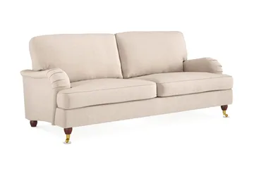 Howard Lyx 3-istuttava Kangassohva - Beige - Huonekalut - Sohva - Howard-sohvat