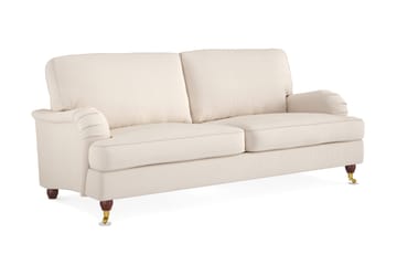 Howard Lyx 3-istuttava Manchestersohva - Beige - Huonekalut - Sohva - Howard-sohvat