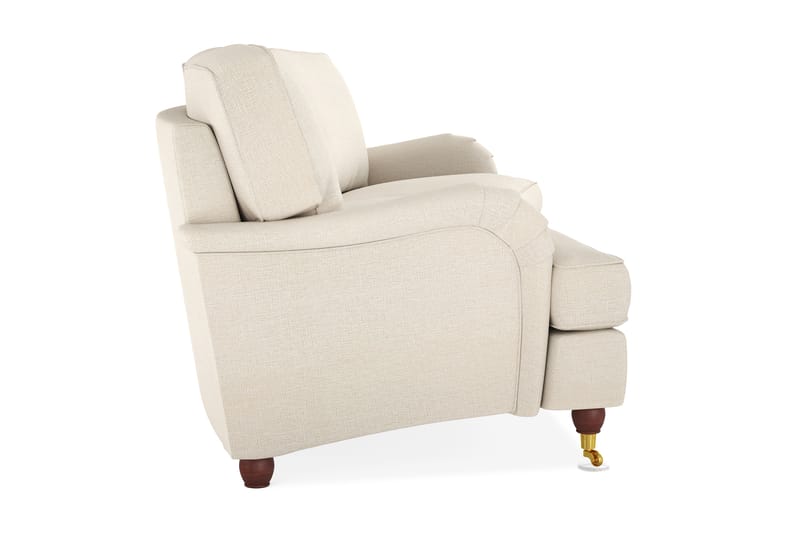 Howard Lyx 4-istuttava Kaareva Kangassohva - Beige - Huonekalut - Sohva - Howard-sohvat