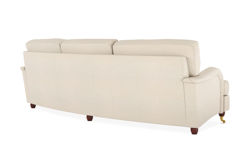 Howard Lyx 4-istuttava Kaareva Kangassohva - Beige - Huonekalut - Sohva - Howard-sohvat