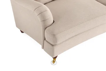 Howard Lyx 4-istuttava Kaareva Kangassohva - Beige - Huonekalut - Sohva - Howard-sohvat