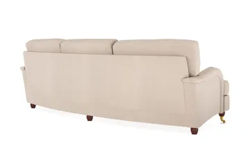 Howard Lyx 4-istuttava Kaareva Kangassohva - Beige - Huonekalut - Sohva - Howard-sohvat