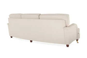 Howard Lyx 4-istuttava Kaareva Manchestersohva - Beige - Huonekalut - Sohva - Howard-sohvat