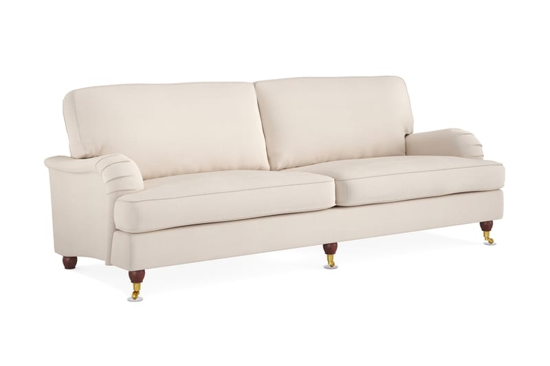 Howard Lyx 4-istuttava Manchestersohva - Beige - Huonekalut - Sohva - Howard-sohvat