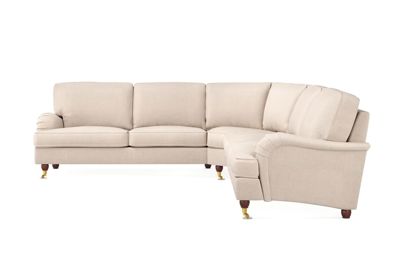 Howard Lyx 6-istuttava Oikeakätinen L-muotoinen Kulmasohva Kangas - Beige - Huonekalut - Sohva - Howard-sohvat