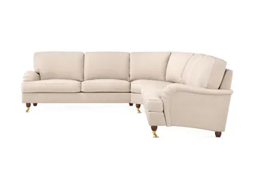 Howard Lyx 6-istuttava Oikeakätinen L-muotoinen Kulmasohva Kangas - Beige - Huonekalut - Sohva - Howard-sohvat
