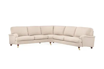 Howard Lyx 6-istuttava Oikeakätinen L-muotoinen Kulmasohva Kangas - Beige - Huonekalut - Sohva - Howard-sohvat